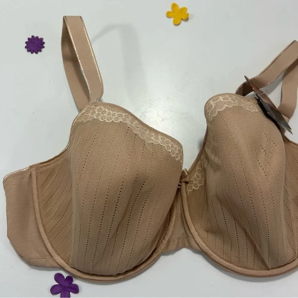 Chantelle Beige Spacer Underwire Bra 38DDD NWT - Picture 2 of 5